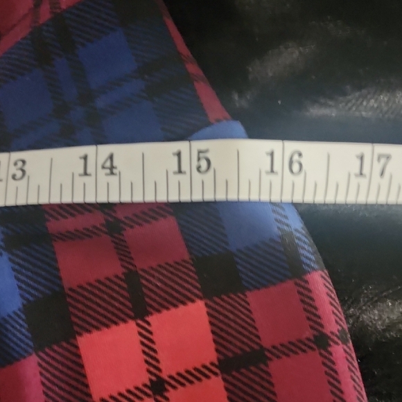 Azules Checkered Red and Blue Pants - Picture 4 of 6